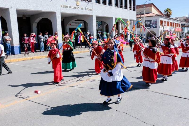Se inauguraron Juego Florales Escolares Nacionales en Huaraz