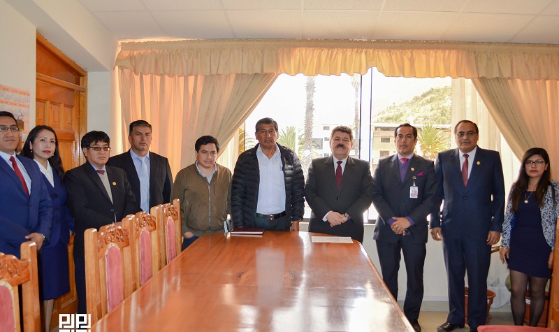 Presidente de Corte Superior de Áncash visitó juzgados de Carhuaz, Yungay y Huaylas