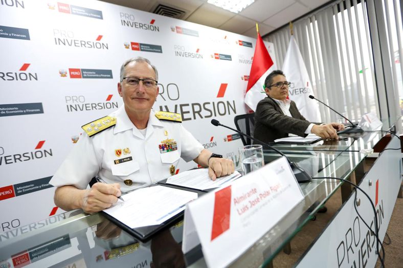 Proinversión y Marina de Guerra sellan alianza estratégica para impulsar proyectos a nivel nacional