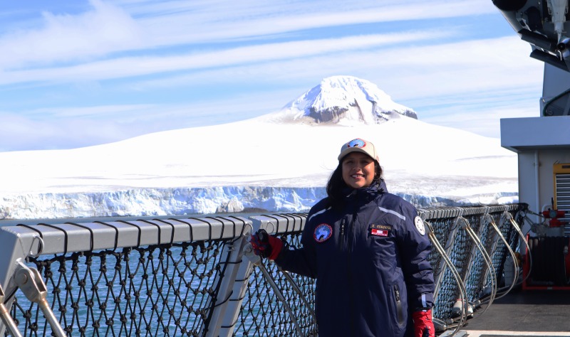 Ingeniera peruana participó en la última expedición científica a la Antártida