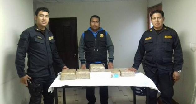 Macate: PNP incauta más de 10 kilos de marihuana en Chuquicara 