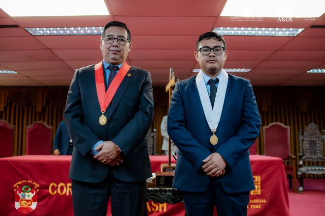  Juez titular especializado es incorporado a la Corte de Justicia de Áncash