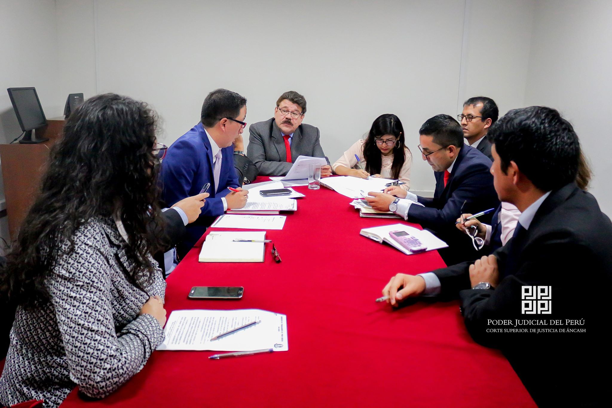 Presidente de la Corte de Àncash se reunió por segunda vez   con comisión especial del Sindicato de Trabajadores