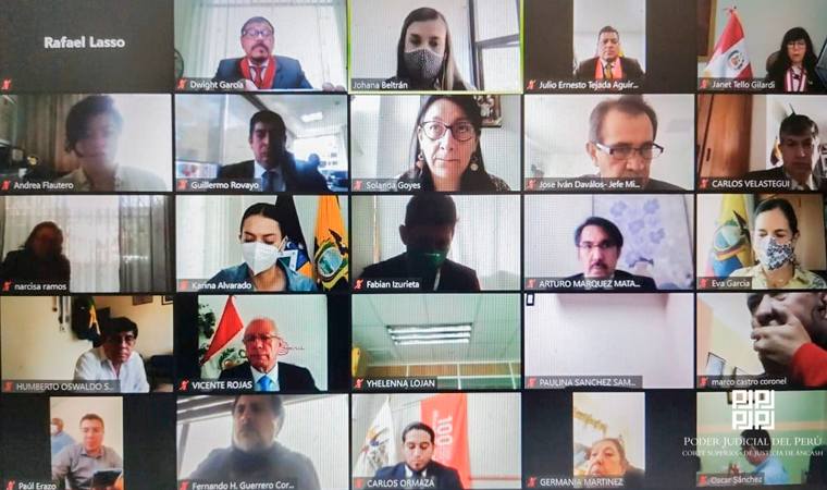 Huaraz: presidente de Odecma participó en reunión virtual sobre la trata de personas