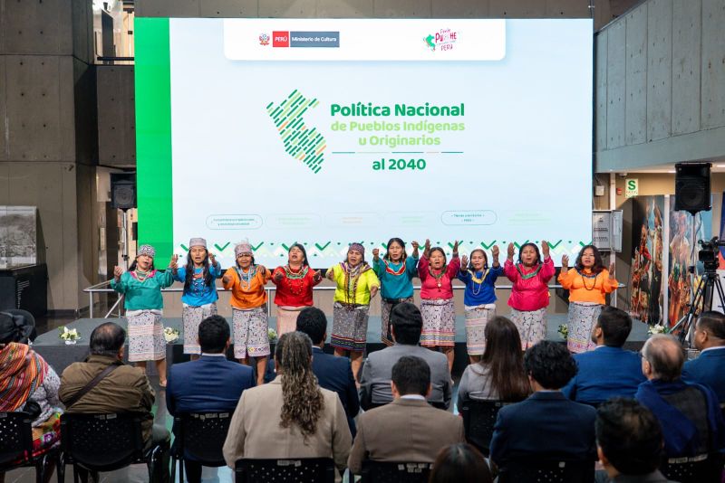 Ministerio de Cultura entrega propuesta de Política Nacional de Pueblos Indígenas al 2040 a diversas organizaciones