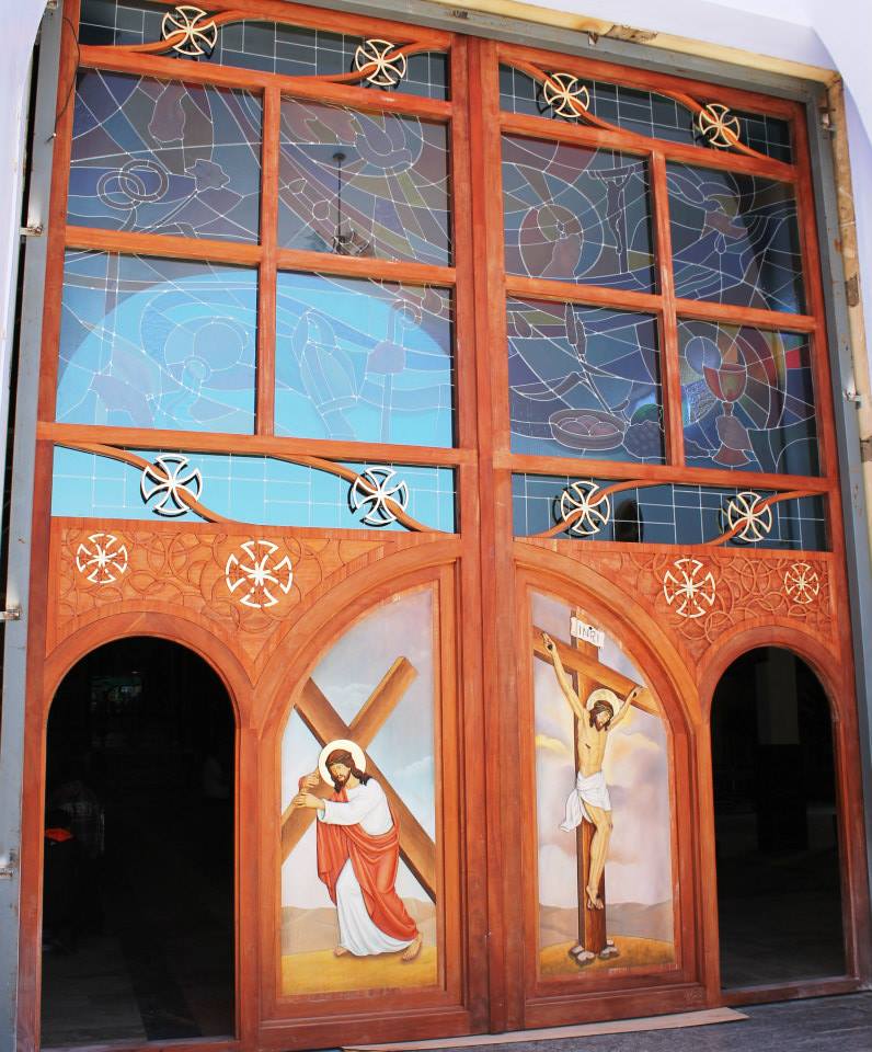 Inauguran portón del Santuario Señor de la Soledad