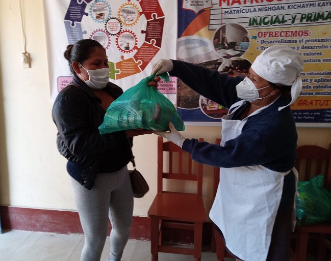Comités de Alimentación Escolar distribuyen alimentos a más de 91 mil estudiantes de la sierra de Áncash 