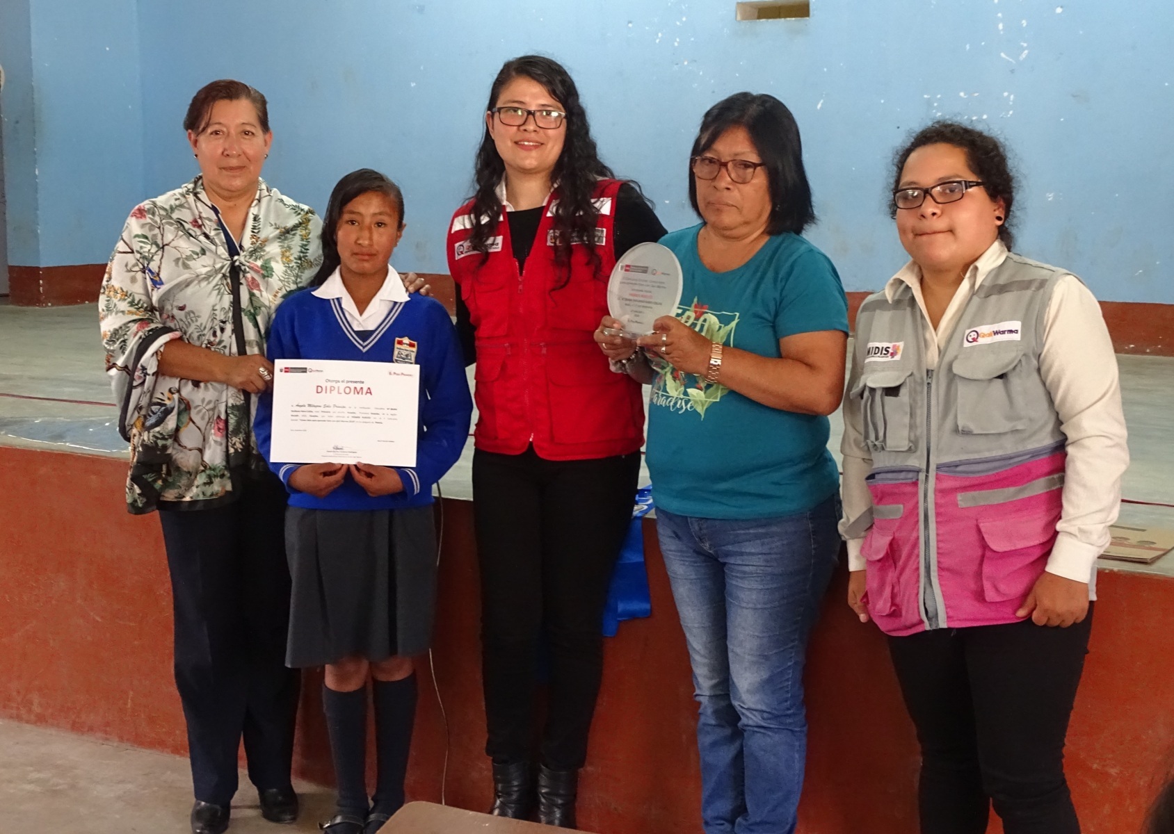 Huaylas: Qali Warma premia a I.E. 86484 por buenas prácticas de gestión alimentaria