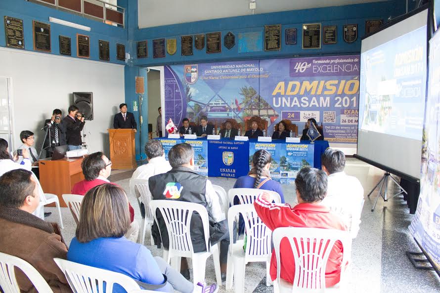 Huaraz: Unasam realizó lanzamiento del proceso de admisión 2017-1  