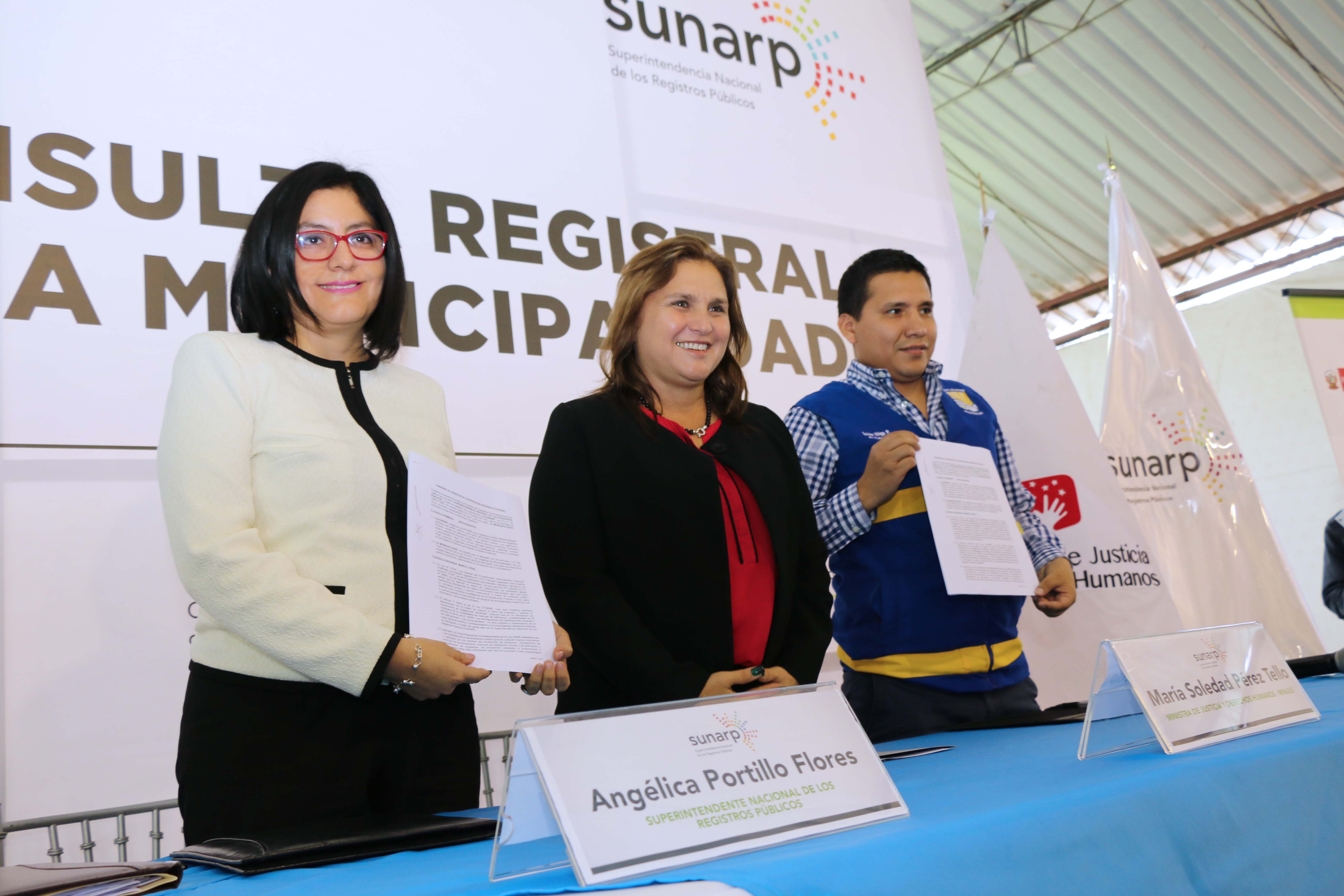 Presentan servicio virtual para que municipalidades accedan a base de datos registrales