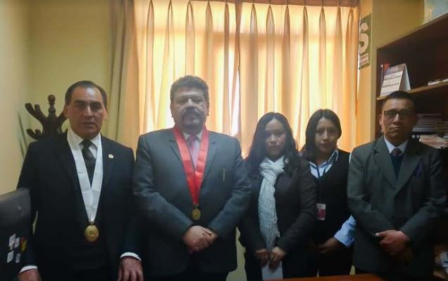 Presidente de la CSJAN visitó juzgados de la provincia de Ocros