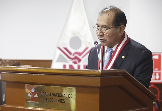 Presidente del JNE invita a la ciudadanía a seguir los debates electorales