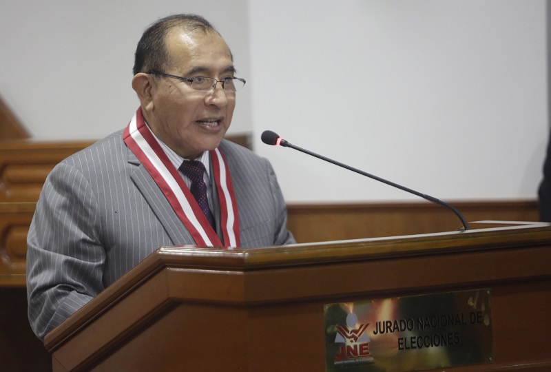 Presidente del JNE exhorta a electores a informarse sobre partidos y candidatos