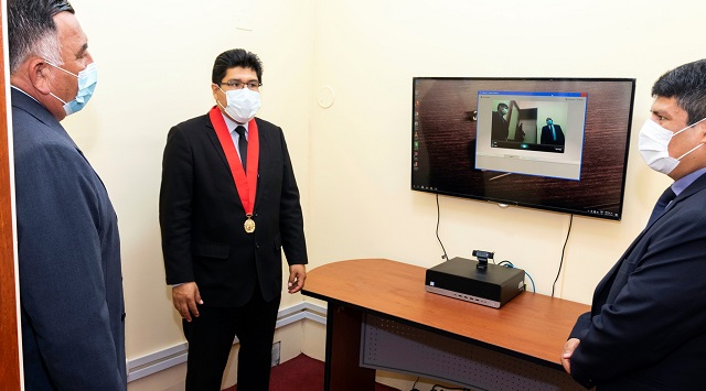 Corte del Santa implementa 6 nuevas cabinas de videoconferencia en penal de Cambio Puente