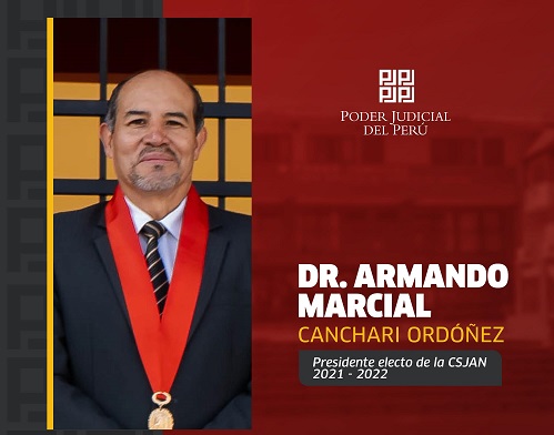 Juez superior Armando Canchari eselecto presidente de la CSJAN 2021-2022