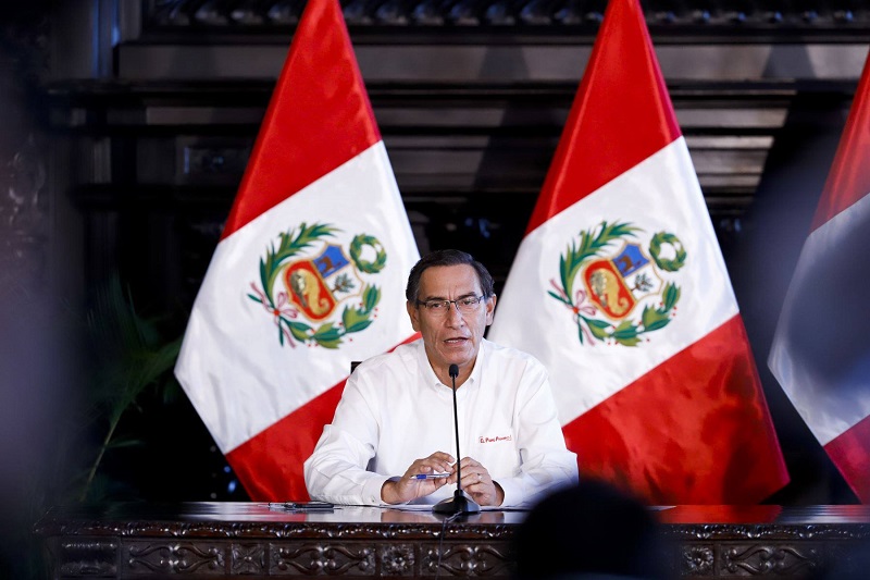 Presidente Vizcarra informará al mediodía medidas frente al covid-19