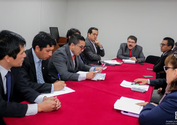 Huaraz: presidente de Corte de Áncash se reunió con comisión del Sindicato de Trabajadores