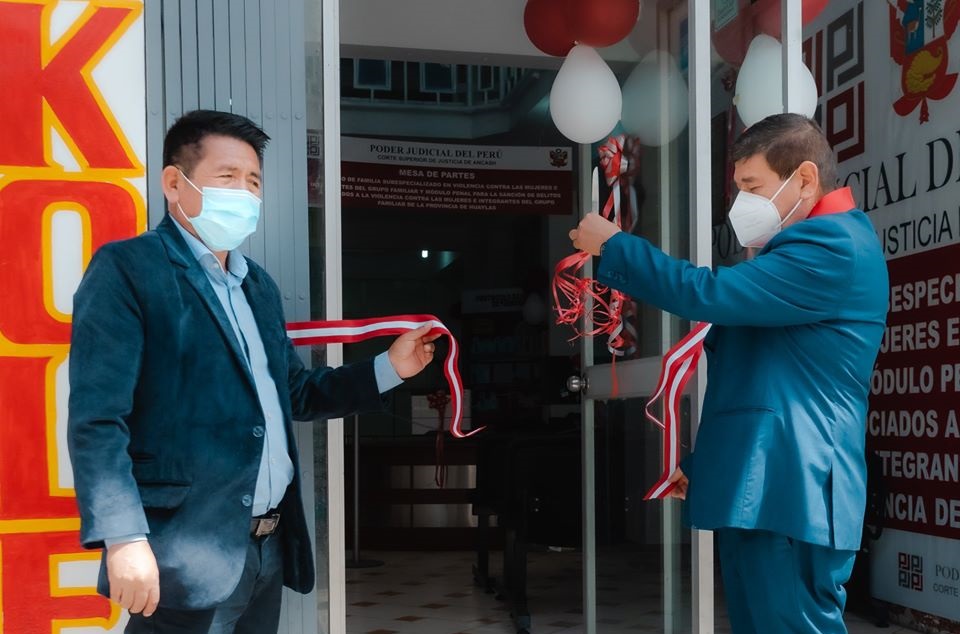 Huaylaz: inauguran Primer Juzgado de Familia especializado en violencia contra las mujeres
