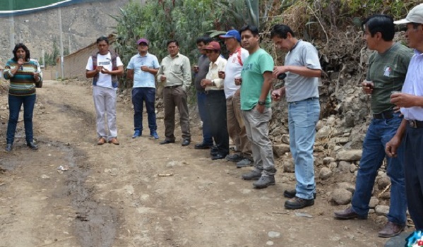 Caraz: colocan primera piedra de obra de canal de Uchcu Rumi – Ichoc Huaylas