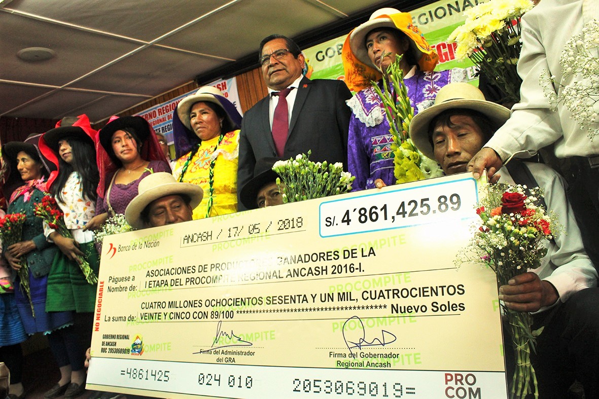 Áncash: Asociaciones de Productores y gobierno regional firmaron convenio