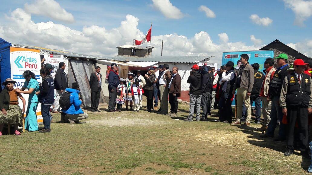 Presidente Kuczynski  dio inicio a programa “Mi Abrigo” del Midis en zonas afectadas por heladas