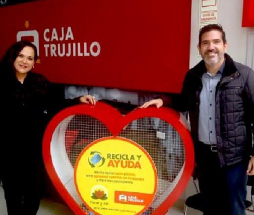 Caja Trujillo emprende campaña de responsabilidad social “Reciclando ando”