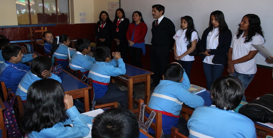 UCV en Huaraz ejecuta proyecto en colegios para promover tolerancia y respecto