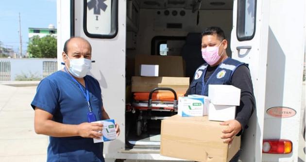 Cuatro mil trescientas pruebas rápidas llegan a Áncash para diagnóstico de coronavirus