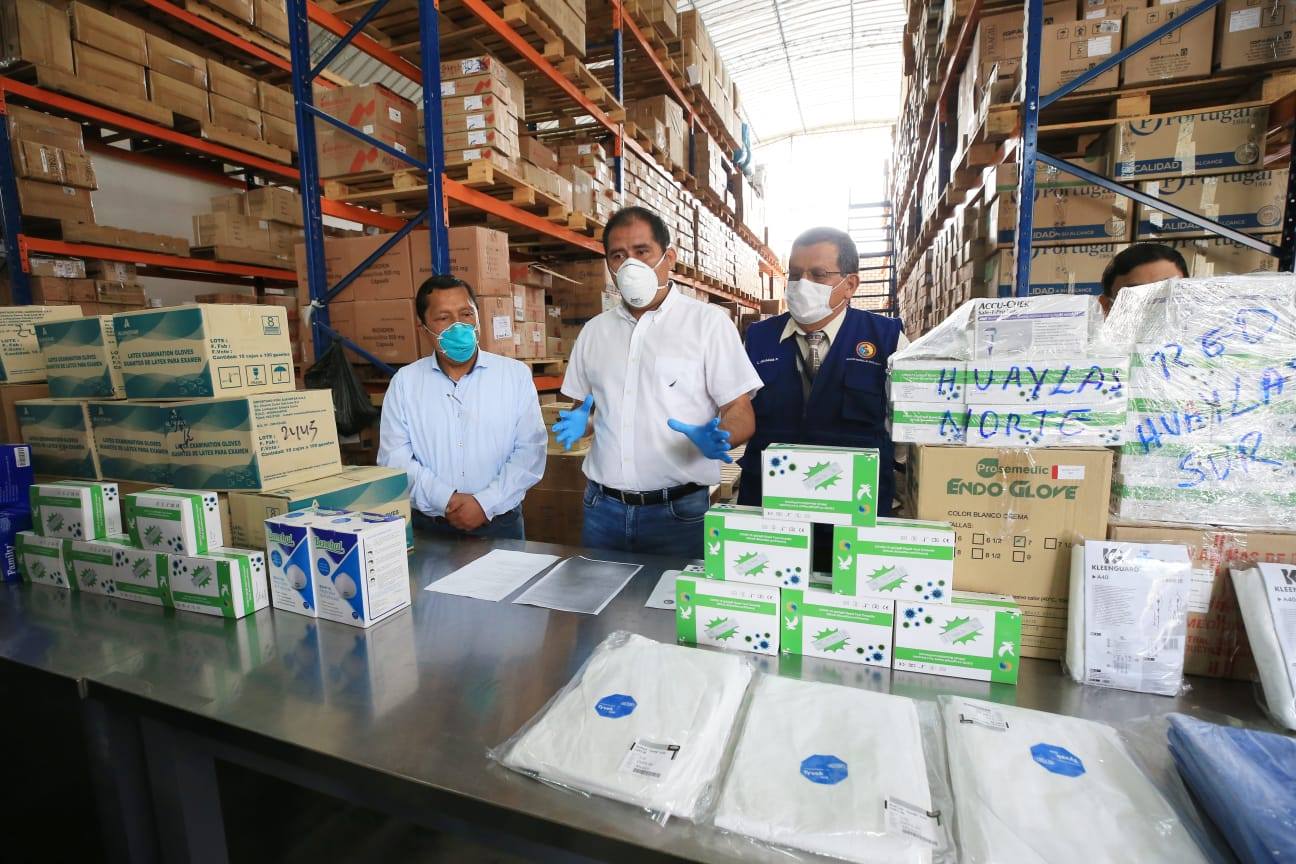Áncash: llegan 1,700 pruebas rápidas y medicamentos para pacientes con covid-19