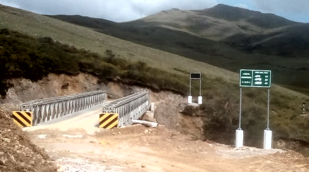 Áncash: Ministerio de Transportes instaló puente modular en Pomabamba