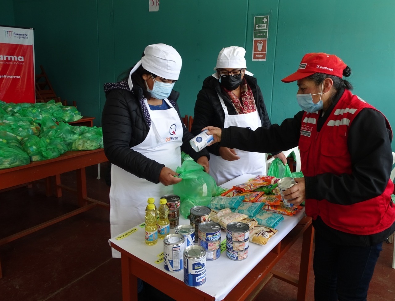 Áncash: Qali Warma supervisó inicio del servicio alimentario escolar  