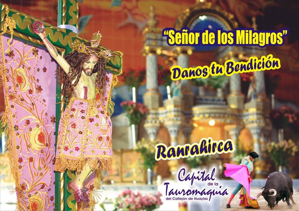 Ranrahirca: comunidad celebra fiesta patronal en honor al Señor de los Milagros