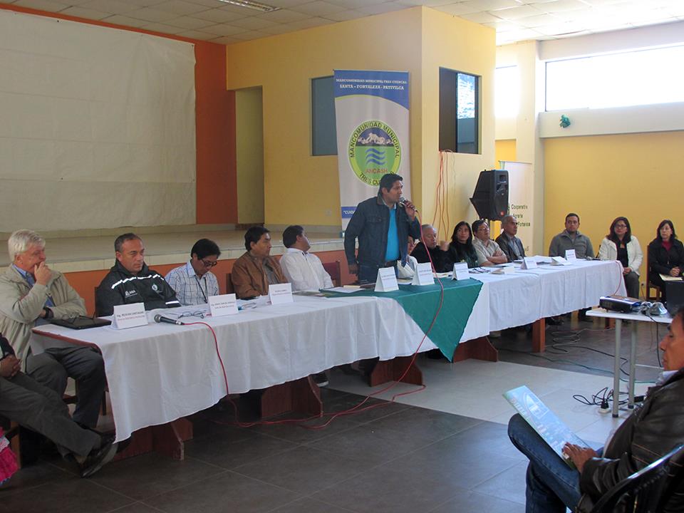 Conforman Consejo de Recursos Hídricos en Raquia-Bolognesi