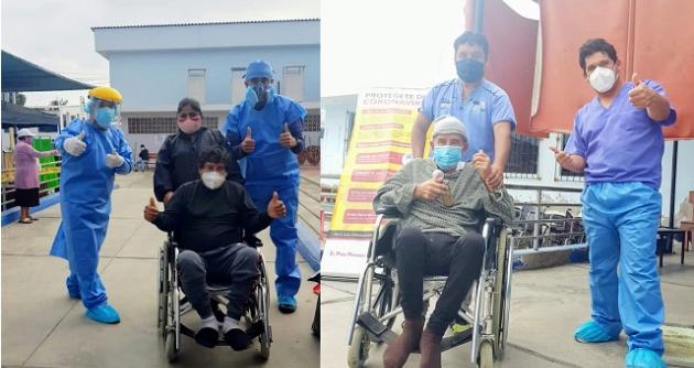 Chimbote: tres pacientes más superaron el coronavirus en Hospital La Caleta