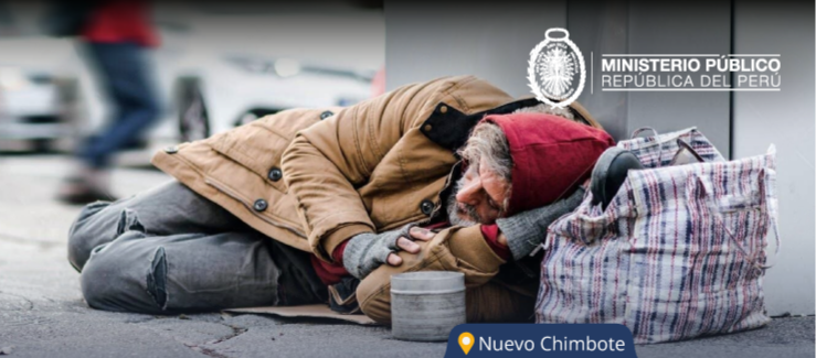 Fiscalía de Familia consigue que una persona indigente sea albergada en refugio de Chiclayo
