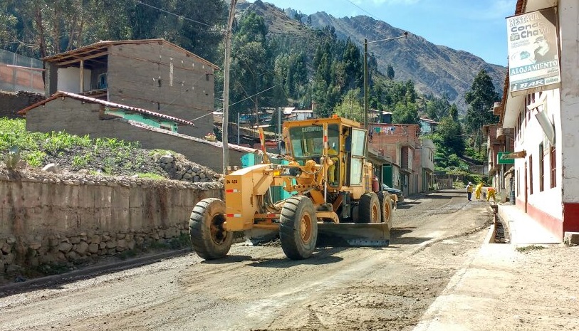 Áncash: mejorarán vías en Huari por S/ 48 millones bajo Obras por Impuestos