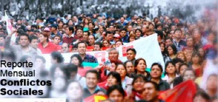 Defensoría informa que se registraron 212 conflictos sociales en junio