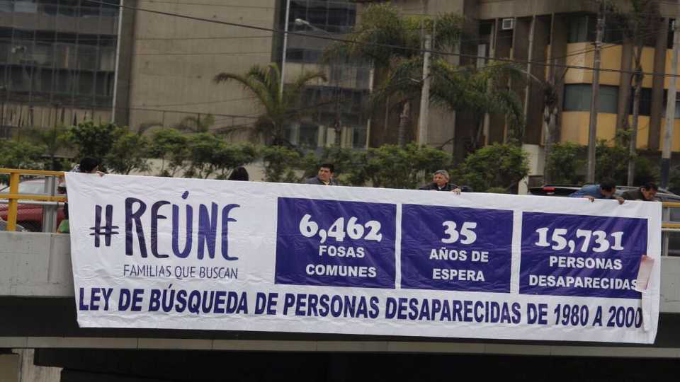Lanzan campaña #Reúne por la búsqueda de los desaparecidos en el Perú