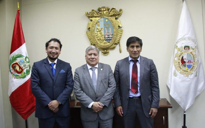 Rector de la Universidad San Marcos se reunió con el alcalde de Huaraz