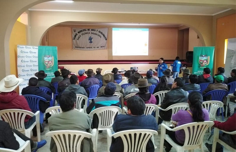 Áncash: capacitan a más de 160 JASS para mejorar servicios de saneamiento en comunidades