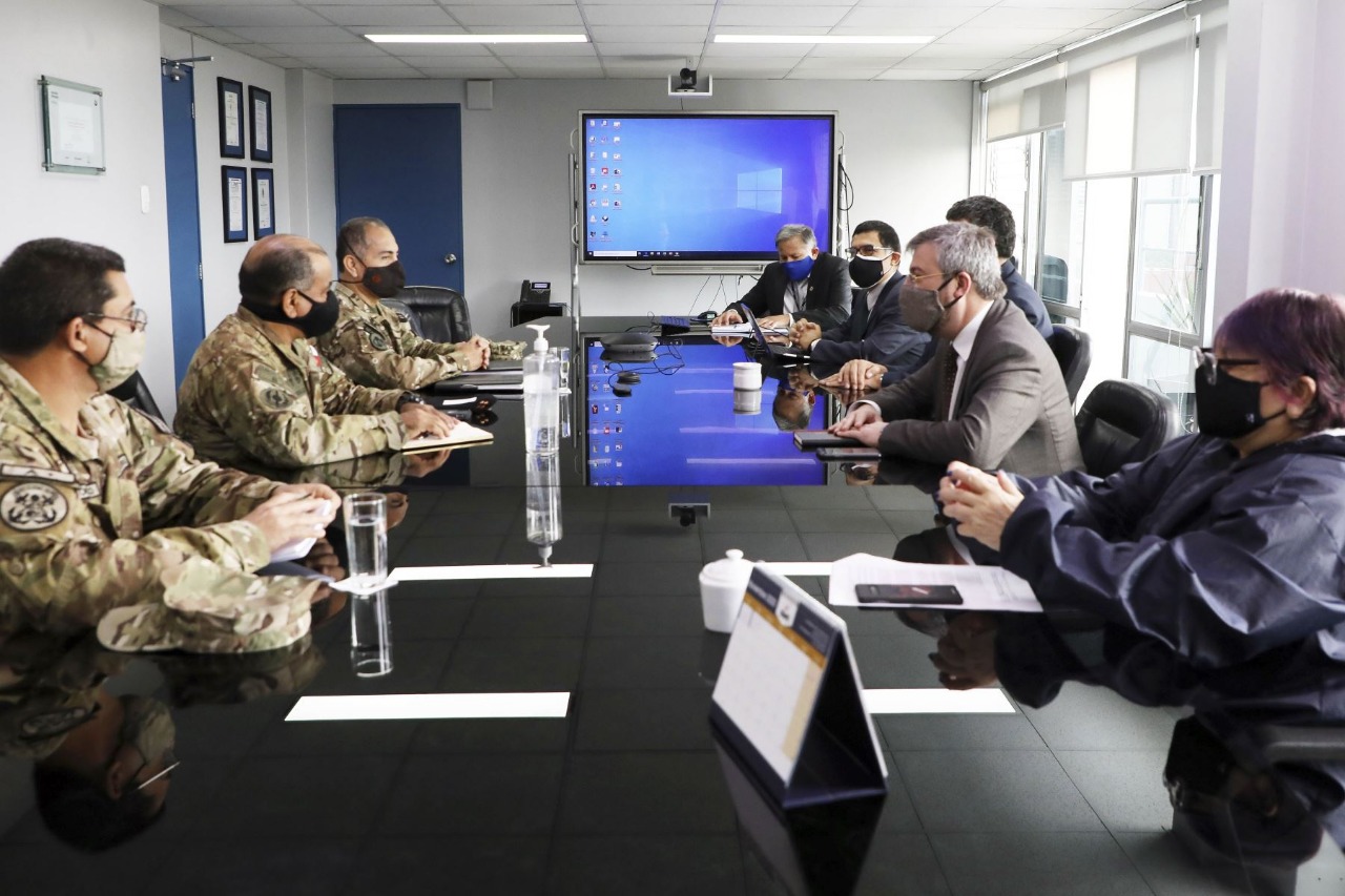 Onpe y FF AA se reúnen para coordinar medidas de seguridad de cara a Elecciones 2021