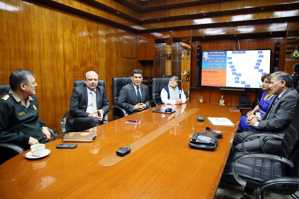 Onpe y Policía Nacional alistan seguridad para Referéndum y Segunda Vuelta