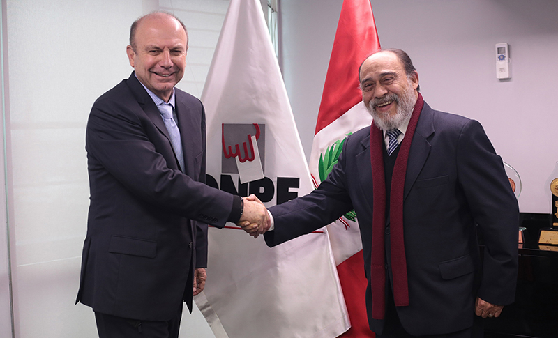 Jefes de la Onpe y Reniec sostuvieron reunión ante proximidad de elecciones