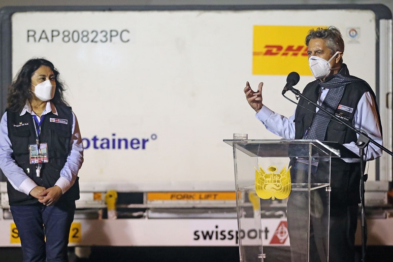 Sagasti: “En mayo recibiremos casi 3 millones de vacunas de Pfizer”