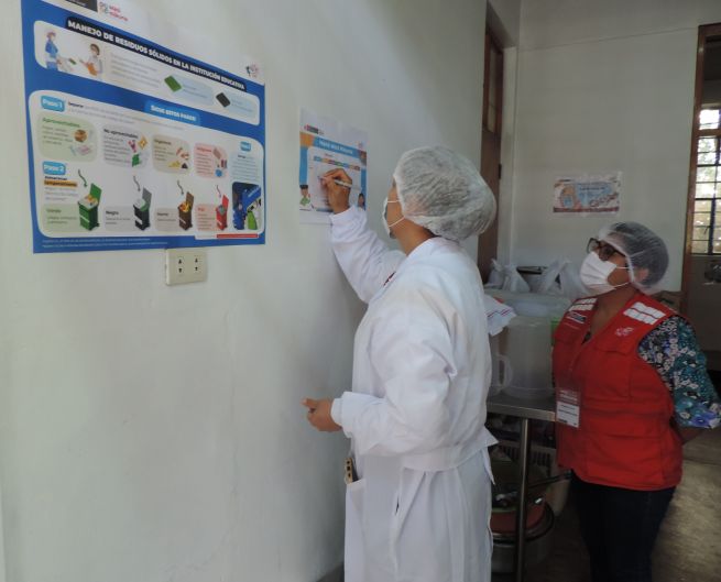 Áncash: Wasi Mikuna verificó calidad e inocuidad de alimentos para consumo de los escolares en el distrito de Jangas