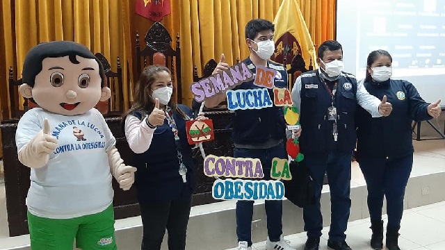 Diresa Áncash lanza campaña "Reduce tu sobrepeso y obesidad, ahora vive saludable"