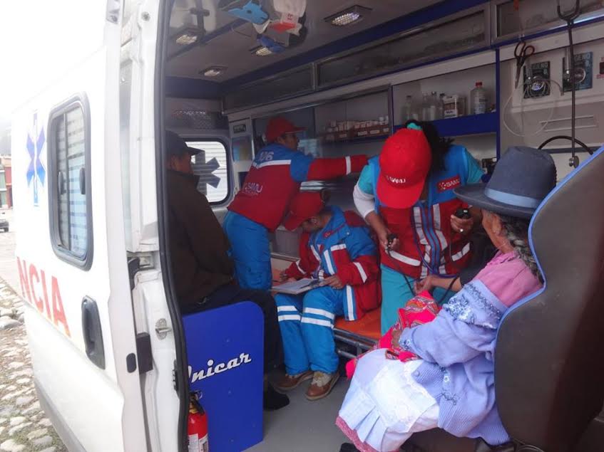 Huaraz: realizan actividades por III aniversario de Sistema de Atención Médica Móvil de Urgencias