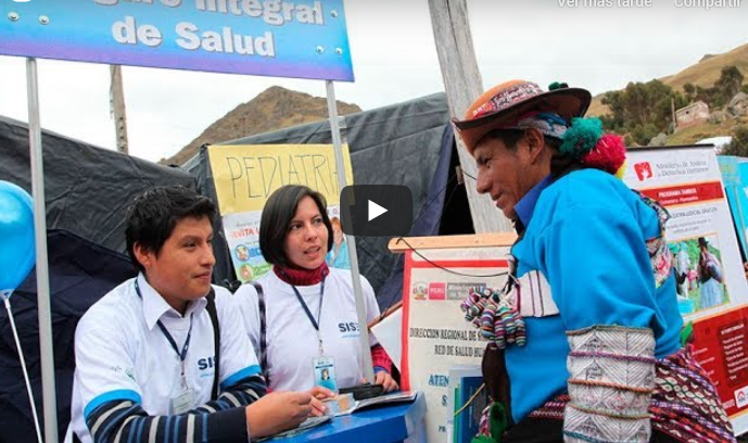 Peruanos que no tengan un seguro de salud serán afiliados al SIS