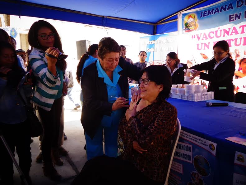 Huaraz: realizan lanzamiento de la Semana de Vacunación en las Américas 2017
