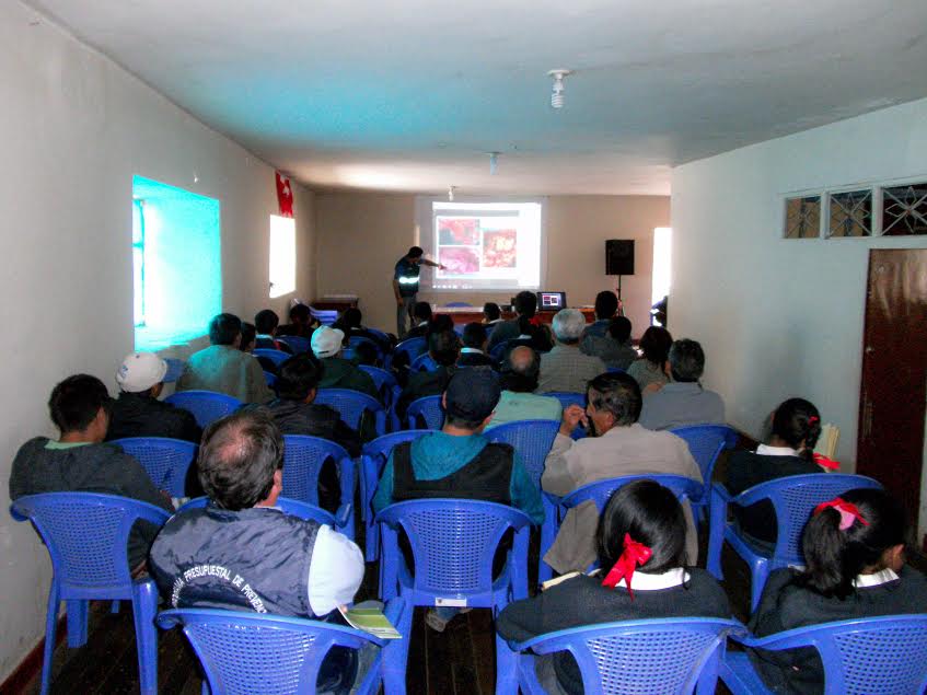 Productores de Pomabamba reciben capacitación de Senasa ante fenómeno El Niño